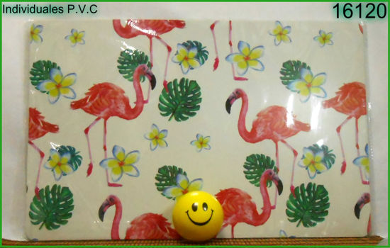 Imagen de INDIVIDUAL PVC FLAMENCO X6 3.26